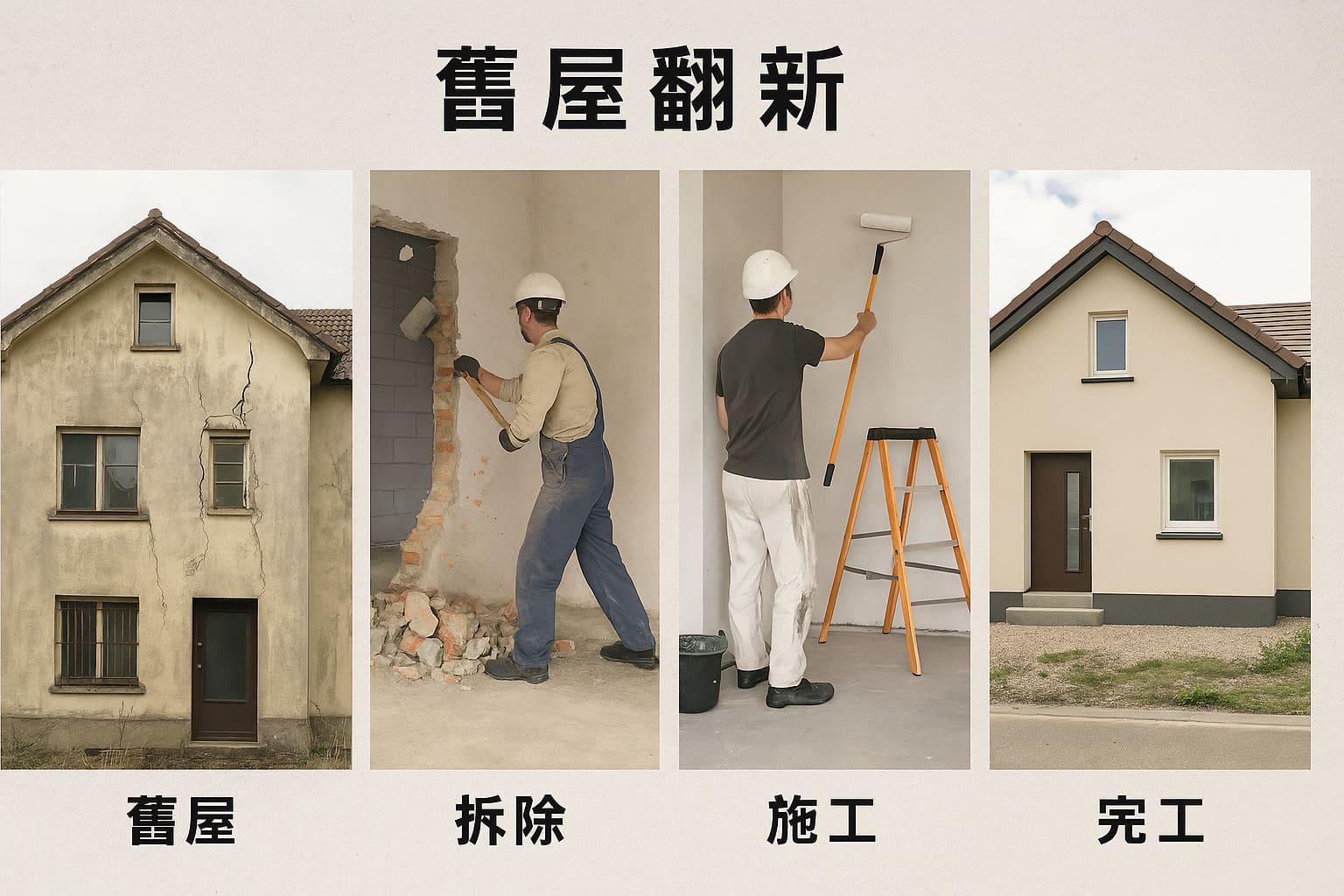 高雄舊屋翻新流程大公開!從諮詢到完工,9步驟讓你一看就懂