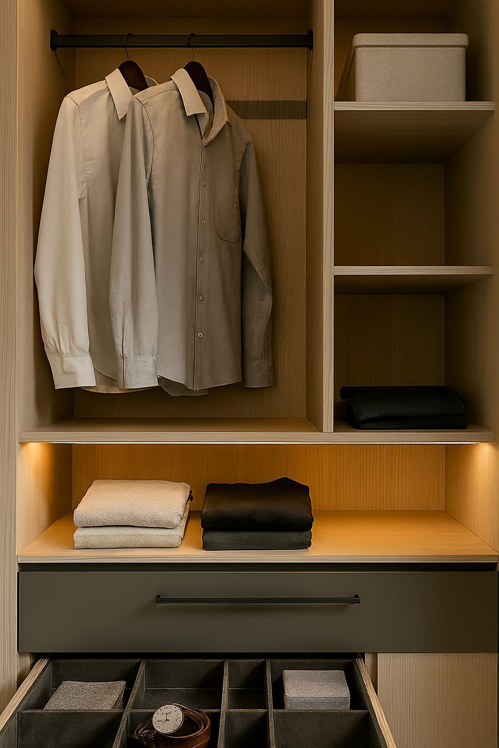 【高雄系統櫥櫃】衣櫃內部怎麼規劃?5個超實用收納設計,衣服再多也不怕