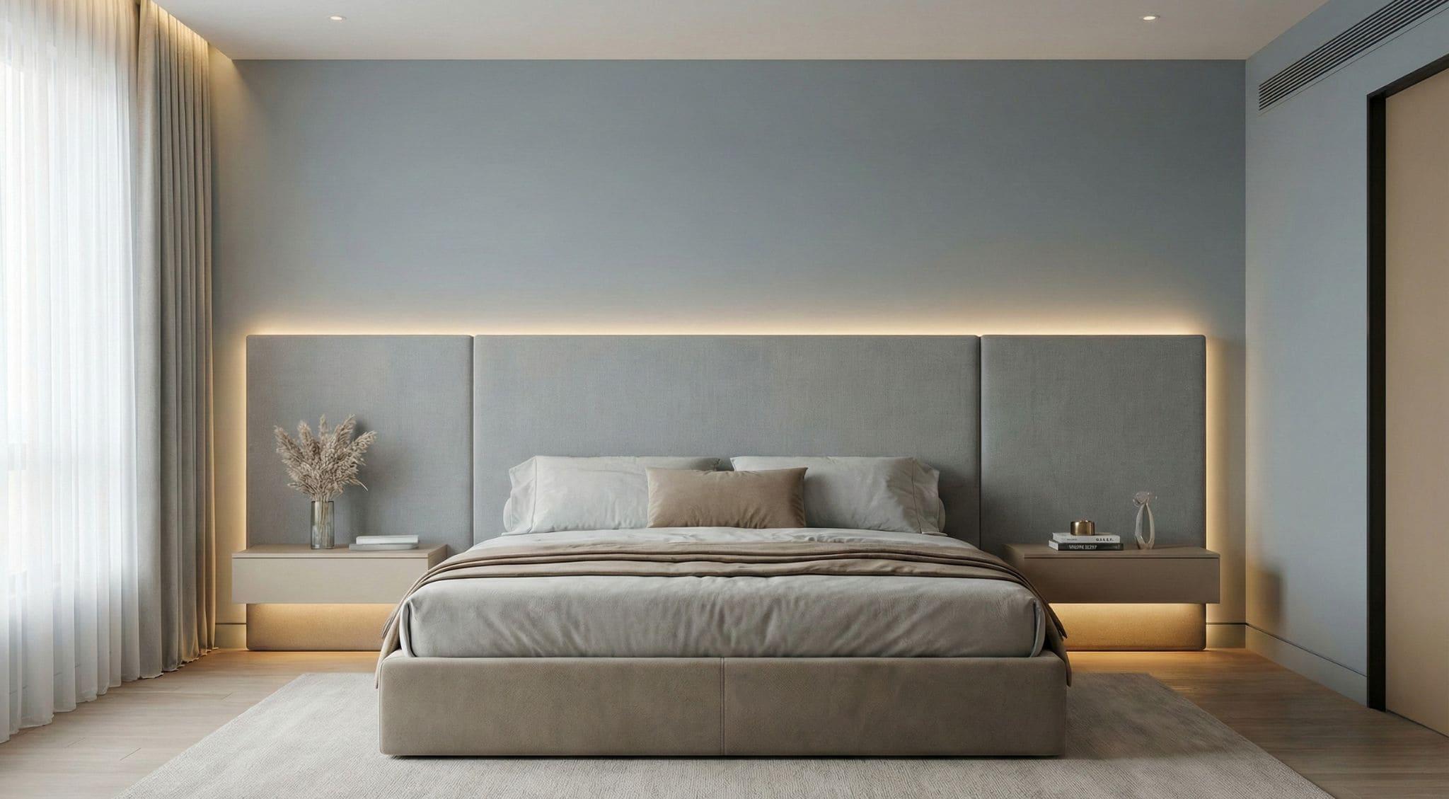 【高雄室內設計】回家就是度假！運用光影與材質訂製您的「飯店風」舒壓臥室