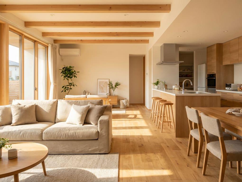 高雄室內設計精選：開放式客餐廚設計，凝聚家人情感的核心場域