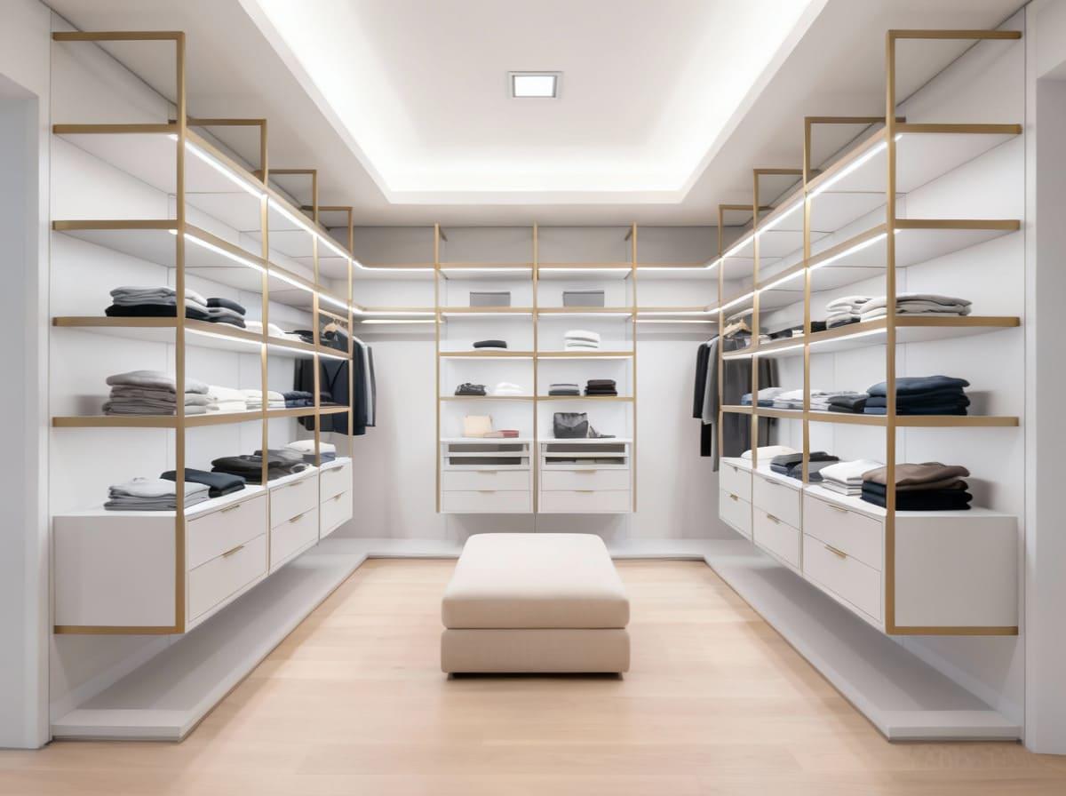 高雄新屋裝潢夢想清單：用系統櫥櫃打造精品級「獨立更衣室」