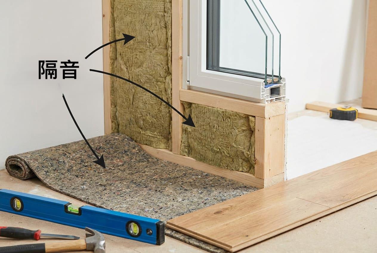 高雄舊屋翻新必讀｜受夠了樓上噪音？老屋「隔音工程」全解析：地板、牆面、窗戶