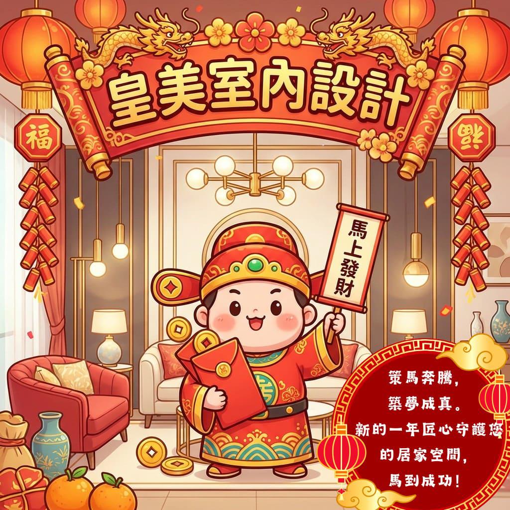 皇美室內設計｜2026馬到成功 ‧ 煥新家境