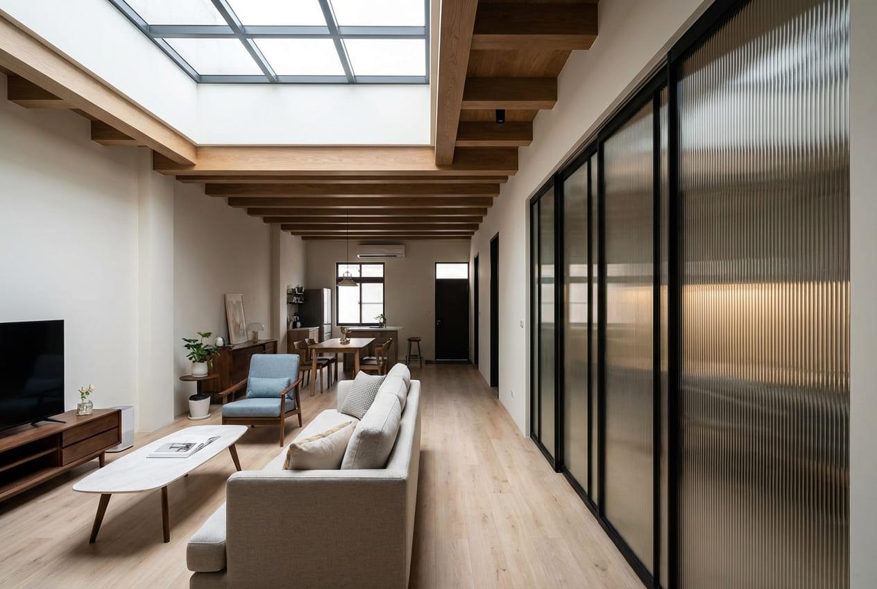 高雄舊屋翻新｜告別陰暗長型屋！老宅「引光入室」的 3 大改造魔法