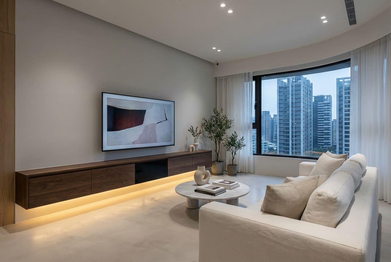 高雄室內設計｜掃地機器人的最愛「無重力懸浮設計」讓家看起來大兩倍