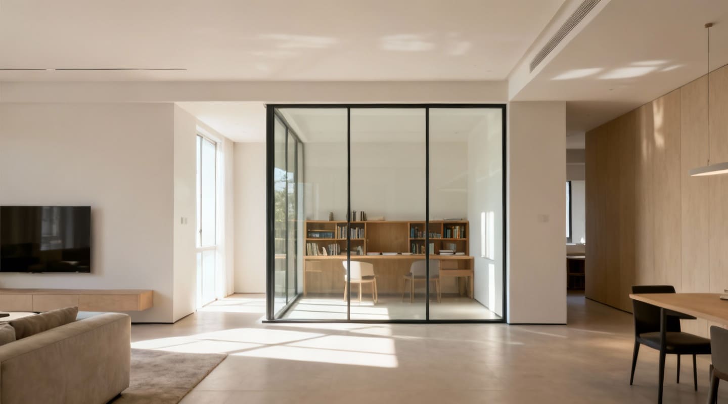 高雄室內設計利用室內窗或玻璃隔間解決暗房問題.jpg 高雄室內設計利用室內窗或玻璃隔間解決暗房問題.jpg